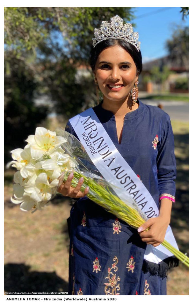 Anumeha Tomar Mrs India Australia 2020 3