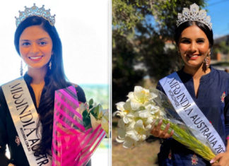 Adelaide’s Medical Sciences student, Shrutika Mane crowned Miss India Australia 2020