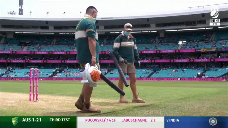 Ind vs Aus, 3rd Test: Siraj dismisses Warner, rain curtails the first day