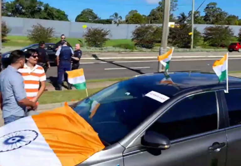 Peaceful ‘Tiranga Rally’ stopped and diverted twice in Sydney after fears of alleged “Khalistani mob” attack