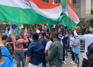 Indian Australians raise “Tricolor” despite threats allegedly sent by the terrorist organisation “Babber Khalsa”