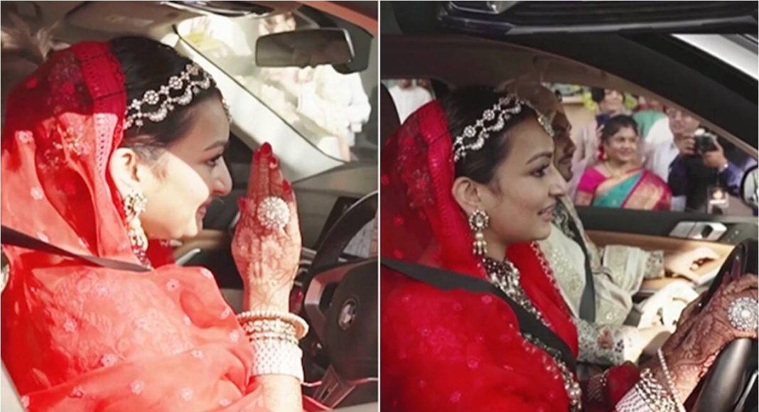 bride drives during vidaai 4