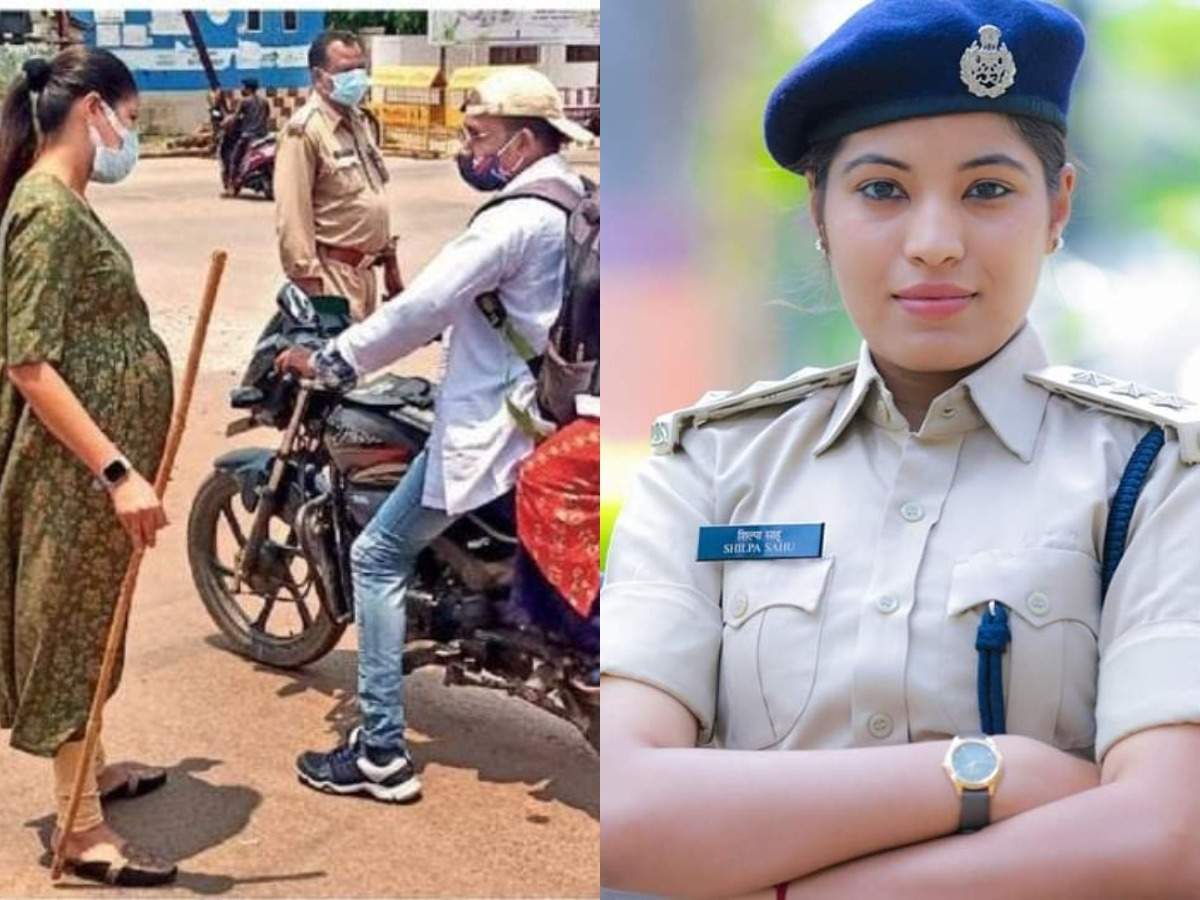 Pregnant Indian police officer stands in heat for hours to ensure public follows COVID-19 protocol
