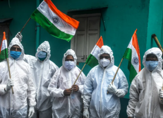 Indian community demands apology from Australian newspaper for calling India “hell” Indian Corona Wariors, Picture Source: Twitter