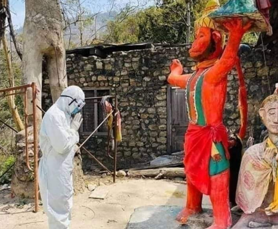 Hanuman Jyanti, Picture Source: Twitter @Oye_Jahazi Hanuman Jyanti, Picture Source: Twitter @Oye_Jahazi
