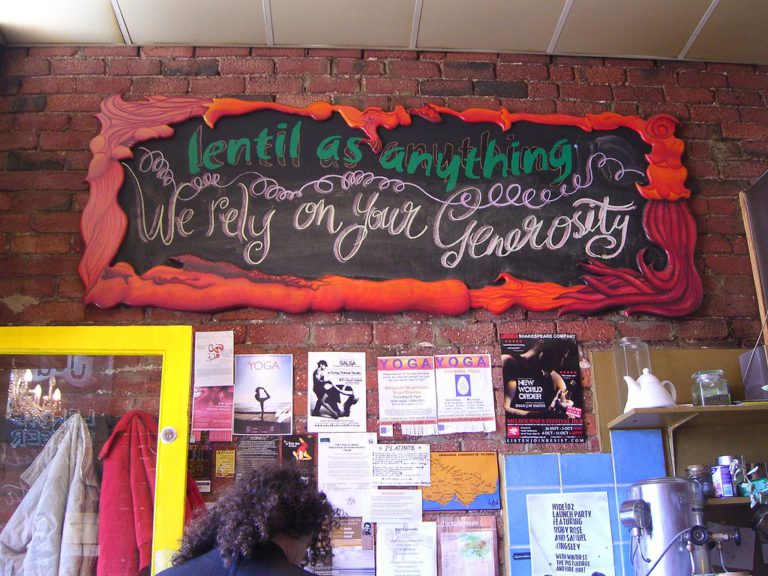 Is Lentils As Anything, a pay-what-you-feel restaurant chain, in trouble?