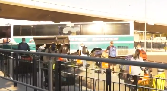 Australian cricketers return home