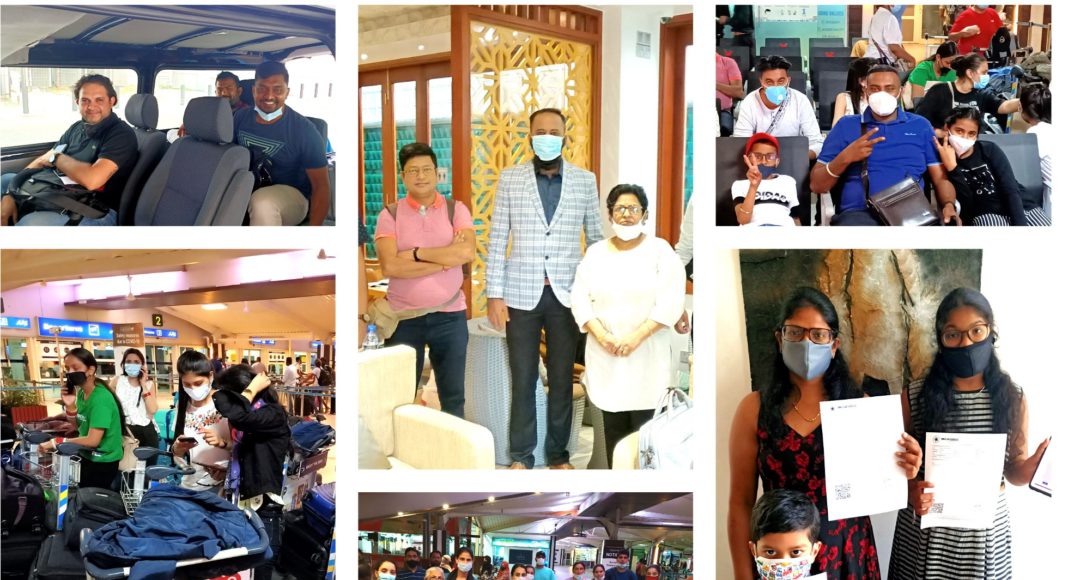 Indian Australians at airport, Picture Source: Gaura Travels