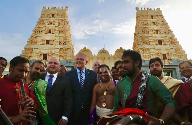 PM Morrison charms Indian-Australians by Dosa making skills