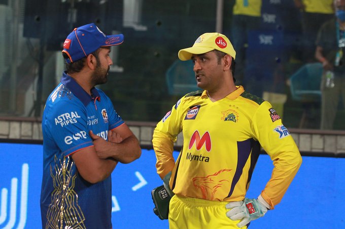 Rohit Sharma and MS Dhoni, Picture Source: Twitter @IPL