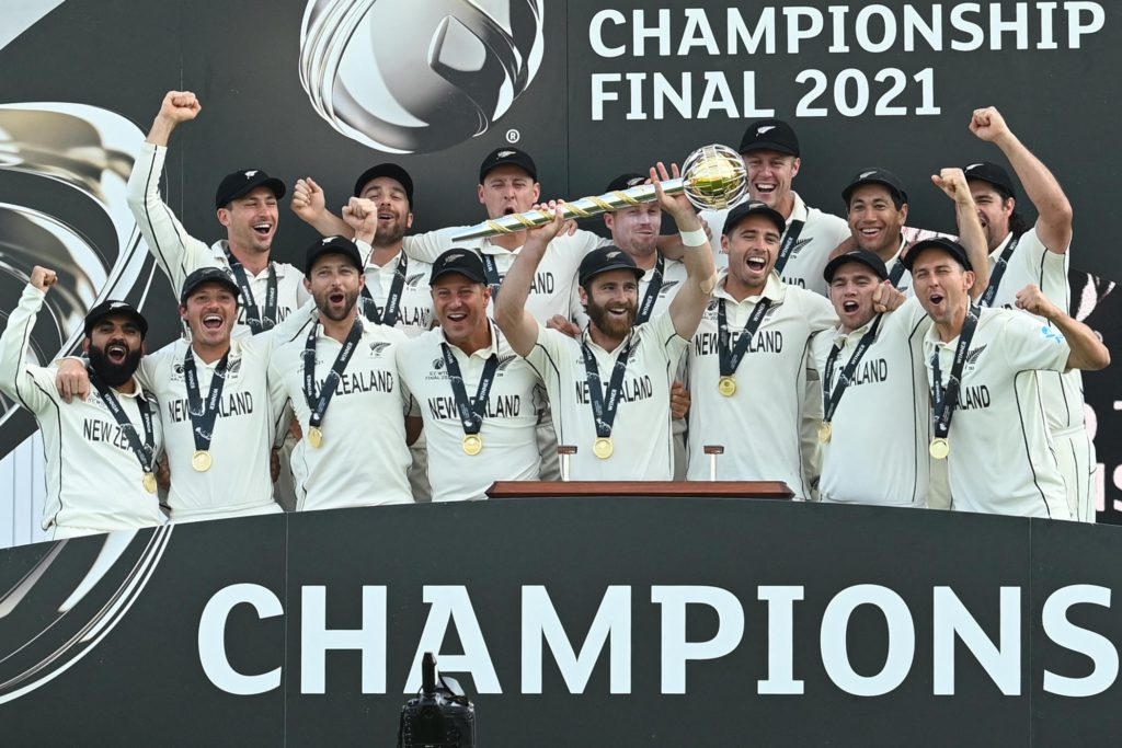 New Zealand win the inaugural World Test Championship title; Picture Source: Twitter @ICC