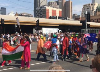 Indian Australians participating in Australia Day parade: Picture Source: The Australia Today