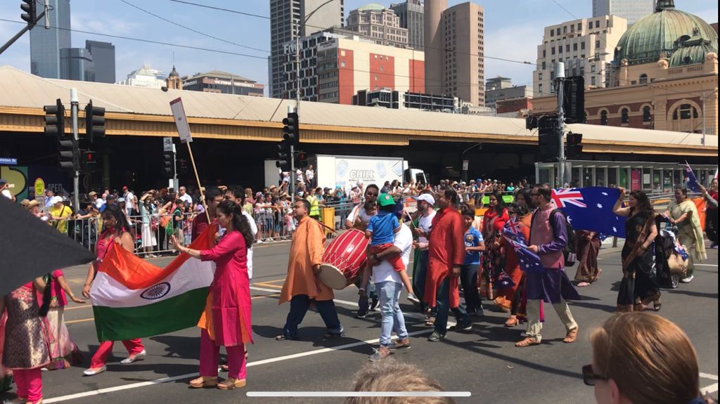 Indian Australians participating in Australia Day parade: Picture Source: The Australia Today