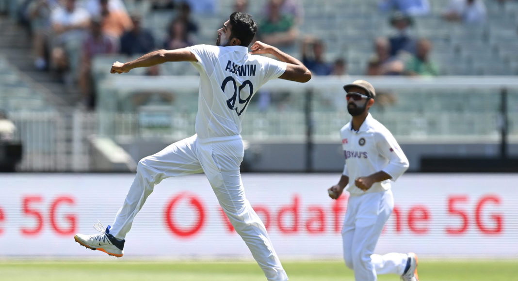 R Ashwin at WTC final: Picture Source: Twitter @ICC