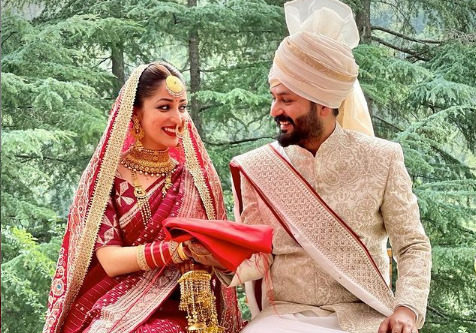 Yami Gautam got married tofilmmaker Aditya Dhar; Picture Source: @Instagram Yami Gautam got married tofilmmaker Aditya Dhar; Picture Source: @Instagram