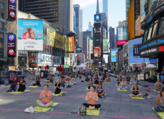 7th International Yoga Day; Picture Source: Twitter @MEA