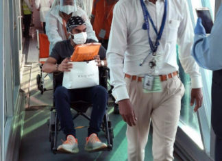 Medical repatriation of Arshdeep Singh; Picture Source: GK Manjit Singh