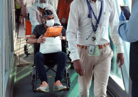Medical repatriation of Arshdeep Singh; Picture Source: GK Manjit Singh