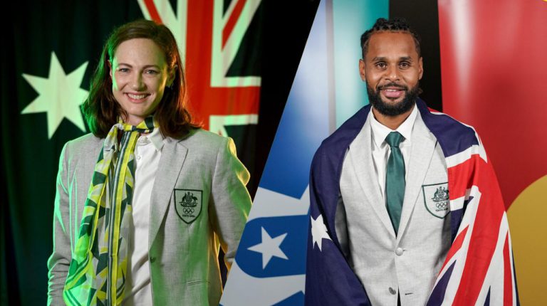Indigenous Patty Mills and Swimmer Cate Campbell announced Australian Olympic team flagbearers