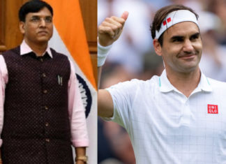 Why do Indians support Roger Federer for ‘poor’ English but mock Health Minister Mansukh Mandaviya? Indian Health Minister Mansukh Mandaviya an Tennis Star Roger Federer