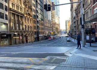 Sydney Lockdown; Picture Source:Twitter