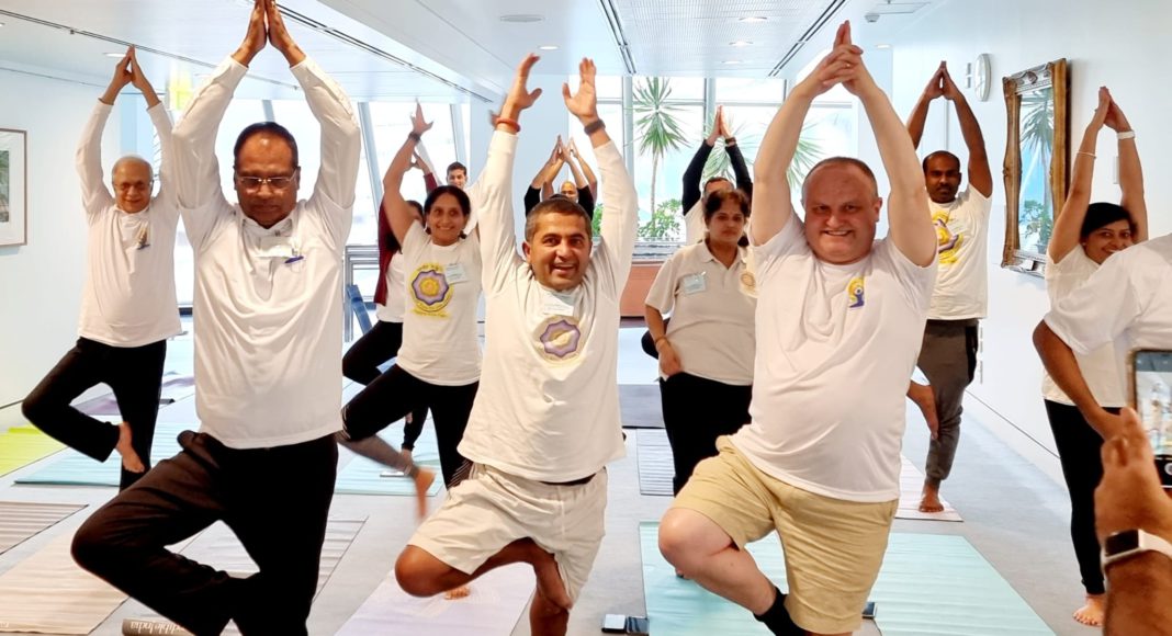 YOGA at Australian Federal Parliament; Picture Source: The Australia Today
