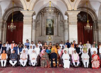 Indian Prime Minister Narendra Modi expands and reshuffles his council of ministers; Picture Source: PIB