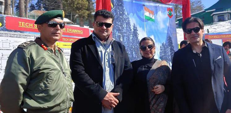 Vidya Balan Firing Range; Picture Source: Twitter- Indian Army