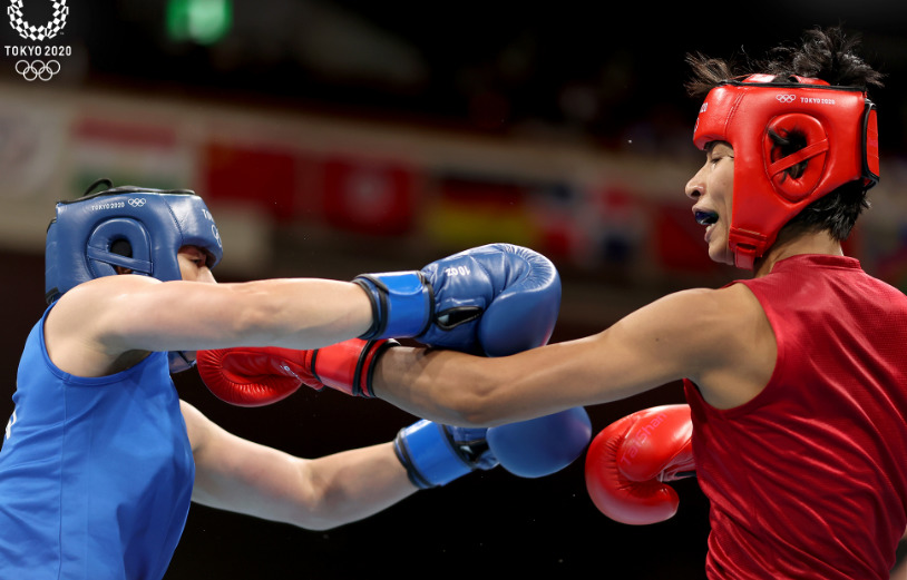 Indian Boxer Lovlina Borgohain; Picture Source: Twitter @TeamIndia Indian Boxer Lovlina Borgohain; Picture Source: Twitter @TeamIndia