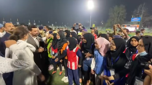 Image Source - Anurag Thakur in J&K - Twitter.