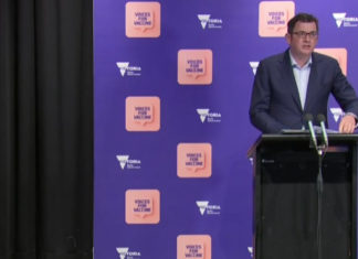 Victorian Premier Daniel Andrews announcing lockdown will be extended: Picture Source: The Australia Today