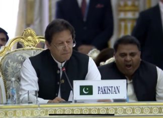 iMAGE SOURCE: Pakistan's PM Imran Khan & Information Minister Fawad Chaudhry - Twitter