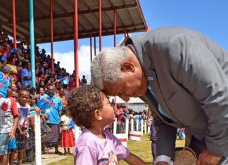 Fiji’s Constitution Day: The Way Forward towards Equality, Unity and Brotherhood Prime Minister Frank Bainimarama; Picture Source: Twitter PMoffice
