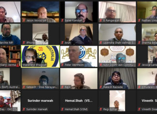 Hindu, Jain and Buddhist Community leaders working against a potential Swastika ban; Picture Source: The Australia Today