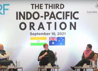 Marise Payne at ORF Oration; Image source: ORF - Twitter