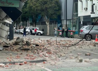 Melbourne Earth Quake; Pictures Source: Screenshot of video