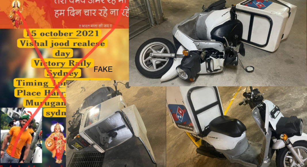 Khalistani's attack Hindu leader Yogesh Khattar's business in Sydney; Picture Source: The Australia Today