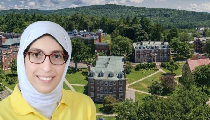 Dartmouth College student Maha Hasan Alshawi ; Picture Source: @OpIndia