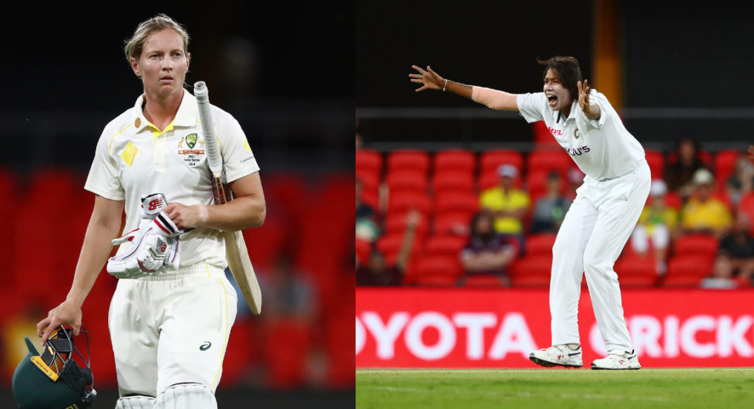 Meg Lanning and Jhulan Goswami; Picture Source: @BCCIW