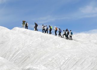 Eight champions reached Kumar Post on Siachen Glacier at an altitude of 15,632 feet; Picture Source; Team Conquer Land Air Water (CLAW)