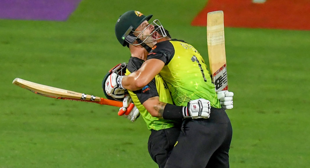 Marcus Stoinis and Matthew Wade played unbeaten knocks as Australia defeated Pakistan: Picture Source: @ICC