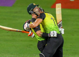 Marcus Stoinis and Matthew Wade played unbeaten knocks as Australia defeated Pakistan: Picture Source: @ICC