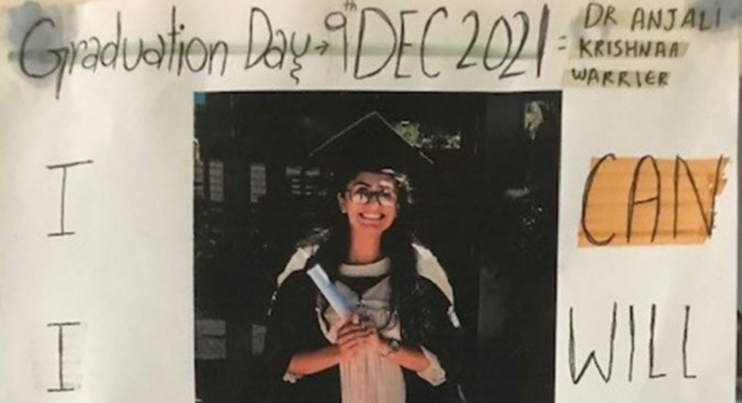 Anjali Krishnaa Warrier; Image source: Anjali Warrier - UQ.