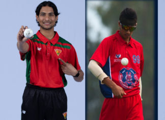 Nivethan Radhakrishnan, H Bawaja - Image source: Tasmanian Tigers, Vic Premier Cricket