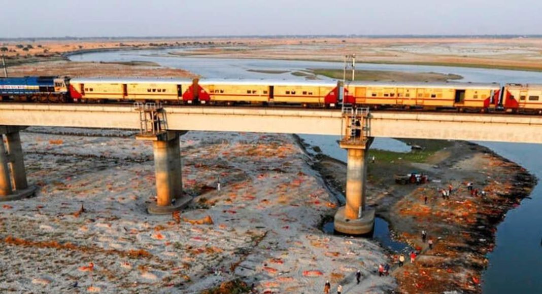 Ganga river bank, India; Image Source: Wikipedia.