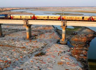 Ganga river bank, India; Image Source: Wikipedia.