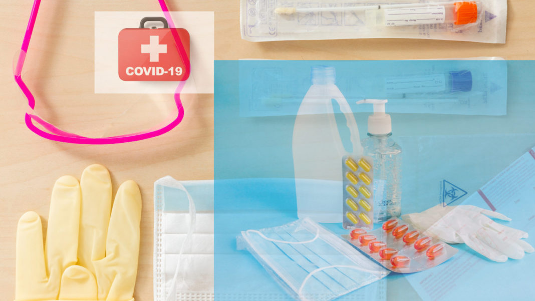 COVID Kit; Image Source: @CANVA