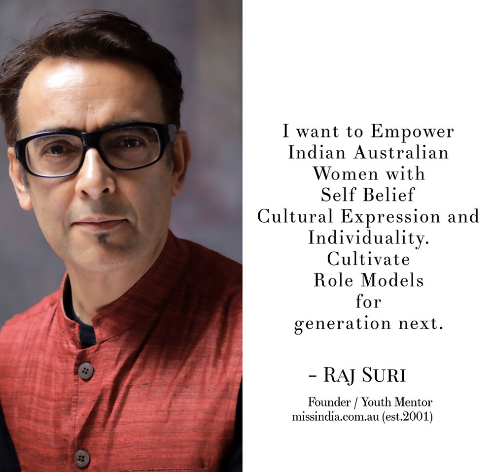 Raj Suri, Founder, Miss-India-Australia; Image source: Supplied