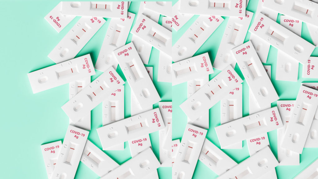 Rapid Antigen test kits; Image Source: @CANVA