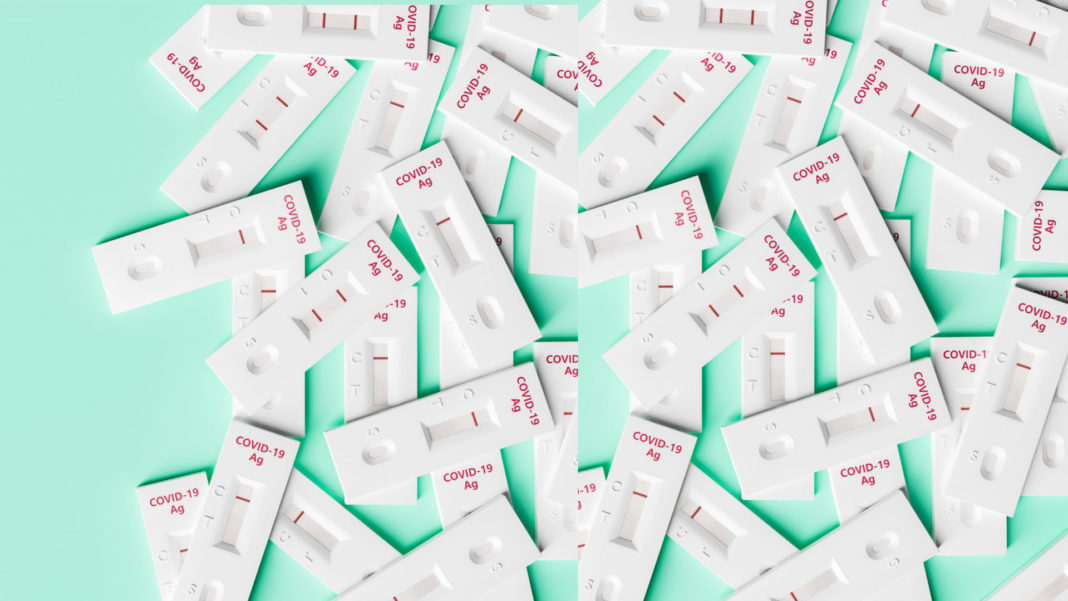 Rapid Antigen test kits; Image Source: @CANVA